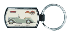 Singer Nine 4AB Roadster 1950-52 Keyring 4